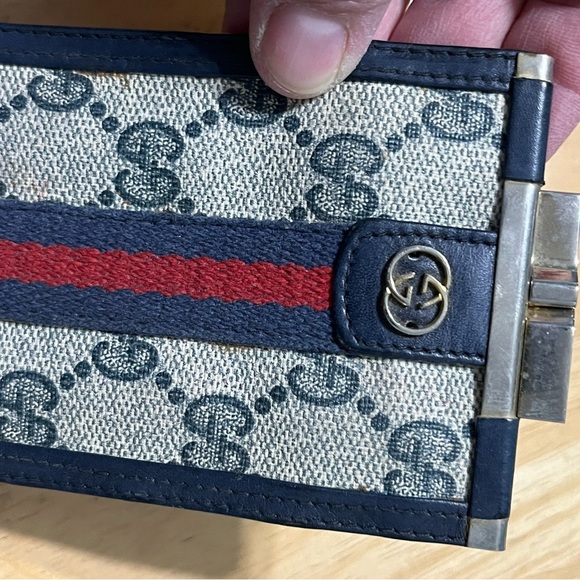 Gucci vintage kisslock glasses case- rare - Picture 3 of 6